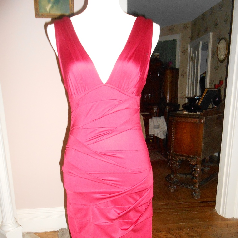 Dark Red Dress